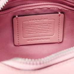 Pre Owned Coach Pink Leather Mini Bennett Satchel