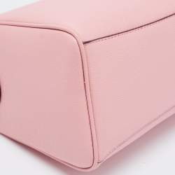 Pre Owned Coach Pink Leather Mini Bennett Satchel