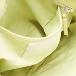 Pre Owned حقيبة يد توتس كوتش ايست ويست غاليري جلد أخضر فاتح