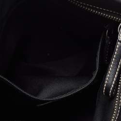 Pre Owned Coach Black Leather Shoulder Bag