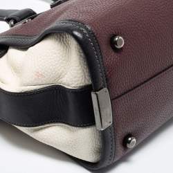 Pre Owned Coach Multicolor Leather Swagger Tote