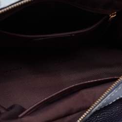 Pre Owned Coach Bicolor Leather Lane Satchel