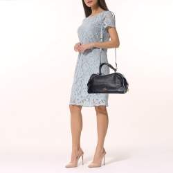 Pre Owned Coach Bicolor Leather Lane Satchel