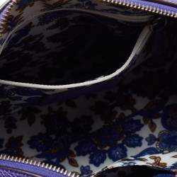 Pre Owned Coach Purple Leather Mini Bennett Satchel