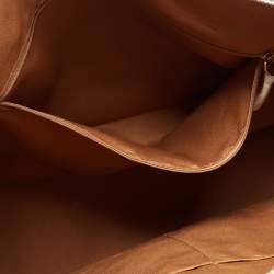 Pre Owned حقيبة يد توتس كوتش غاليري جلد وكانفاس مقوى بشعار ماركة أبيض 