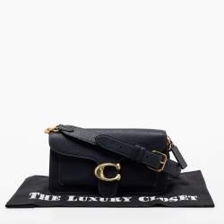 مملوكة مسبقًا Coach Navy Blue Leather Tabby 26 Medium Shoulder Bag