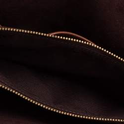 مملوكة مسبقًا Coach Navy Blue Leather Tabby 26 Medium Shoulder Bag