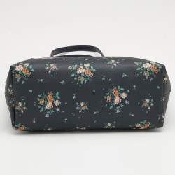 Coach Multicolor Floral Print Coated Canvas and Leather Gallery Tote