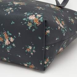 Coach Multicolor Floral Print Coated Canvas and Leather Gallery Tote