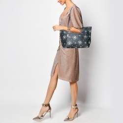 Coach Multicolor Floral Print Coated Canvas and Leather Gallery Tote