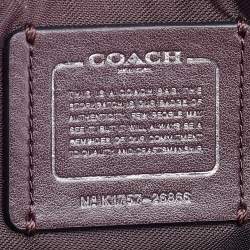 Pre Owned Coach Black Quilted Leather Studded Prairie Satchel