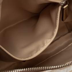 Coach Beige/White Signature Canvas Penelope Hobo