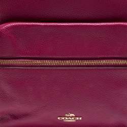 Coach Pink Leather And Nylon Charlie Backpack