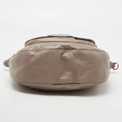 Pre Owned Coach Beige Leather Kristin Shoulder Bag