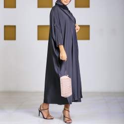 Pre Owned Coach Pink Gathered Leather Wristlet Clutch