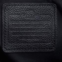 Pre Owned Coach Black Pebbled Leather Edie 31 Shoulder Bag