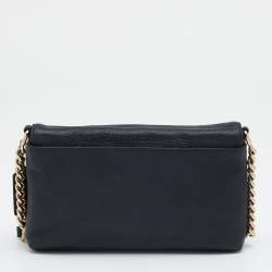 Pre Owned Coach Black Leather Crosstown Crossbody Bag