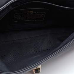 Pre Owned Coach Black Leather Crosstown Crossbody Bag