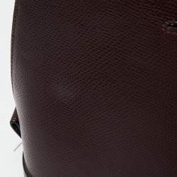 Pre Owned Coach Burgundy Leather Sierra Satchel