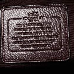 Pre Owned Coach Burgundy Leather Sierra Satchel