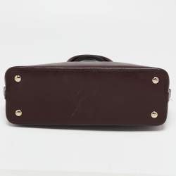 Pre Owned Coach Burgundy Leather Sierra Satchel