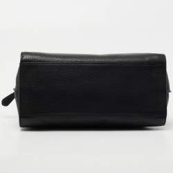 Coach Black Pebbled Leather Small Nolita Satchel