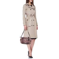 Coach Purple Python Embossed Leather Madison Satchel