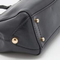 Pre Owned Coach Black Leather 20 Grace Satchel