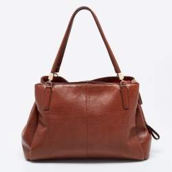 Pre Owned Coach Brown Leather Madison Kimberly Satchel