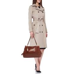 Pre Owned Coach Brown Leather Madison Kimberly Satchel