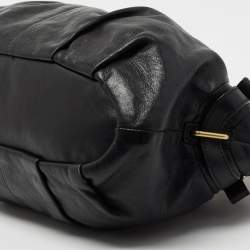Pre Owned Coach Black Leather Madison Satchel