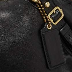 Pre Owned Coach Black Leather Madison Satchel
