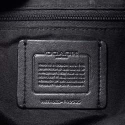 Pre Owned Coach Black Leather Amber Hobo