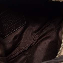 Pre Owned Coach Beige/Brown Signature Canvas and Leather Soho Hobo