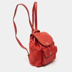 Coach Red Leather Mini Billie Backpack