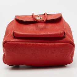 Coach Red Leather Mini Billie Backpack