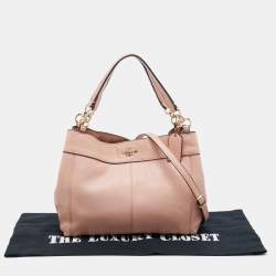 Coach Pink Pebbled Leather Lexy Tote