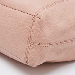 Coach Pink Pebbled Leather Lexy Tote