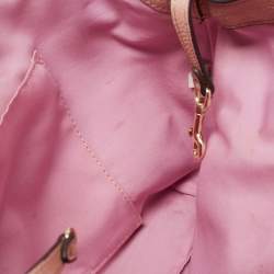 Coach Pink Pebbled Leather Lexy Tote