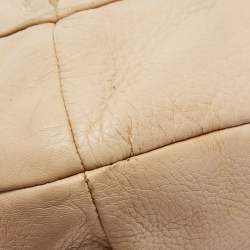 Coach Light Beige/White Leather Penelope Hobo