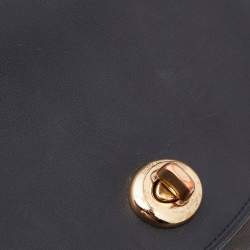 Coach Brown/Black Signature Canvas and Leather Tilly Top Handle Bag