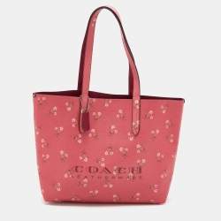 Pre Owned Coach Multicolor Floral Print Coated Canvas Highline Shopper Tote