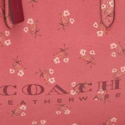 Pre Owned Coach Multicolor Floral Print Coated Canvas Highline Shopper Tote