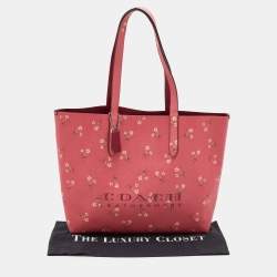 Pre Owned Coach Multicolor Floral Print Coated Canvas Highline Shopper Tote