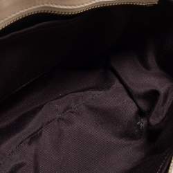 Pre Owned Coach White Leather Swagger Tote