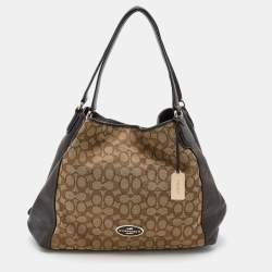 Coach signature edie 31 shoulder online bag