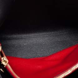 Coach Dark Brown Signature Coated Canvas and Leather Mollie Tote