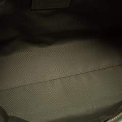 Pre Owned Coach Green Crossgrain Leather City Zip Tote