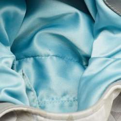 Pre Owned Coach Grey Op Art Canvas and Leather Madison Maggie Shoulder Bag