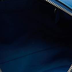 Pre Owned Coach Blue Leather Mini Bennett Satchel